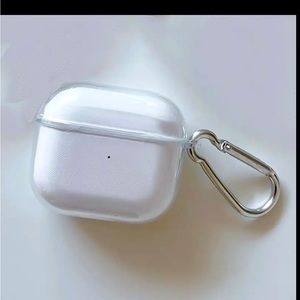 Clear Transparent Apple AirPods Pro 2 Case with hook